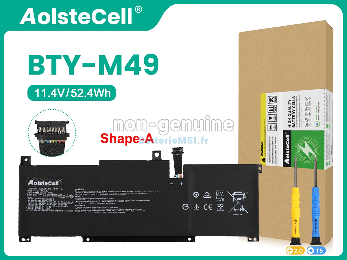 Batterie Pour MSI PRESTIGE 14 A12UC-067XPT