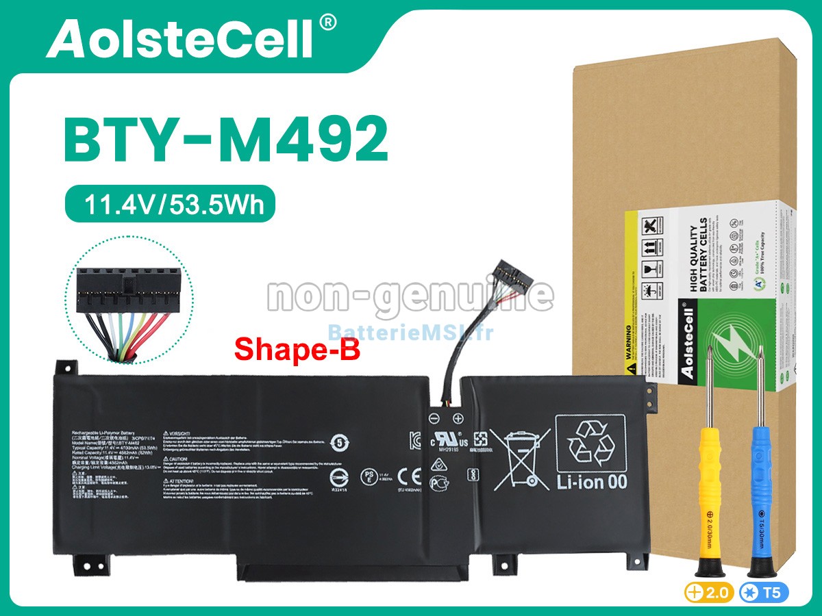 Batterie Pour MSI PRESTIGE 14 A12UC-067XPT