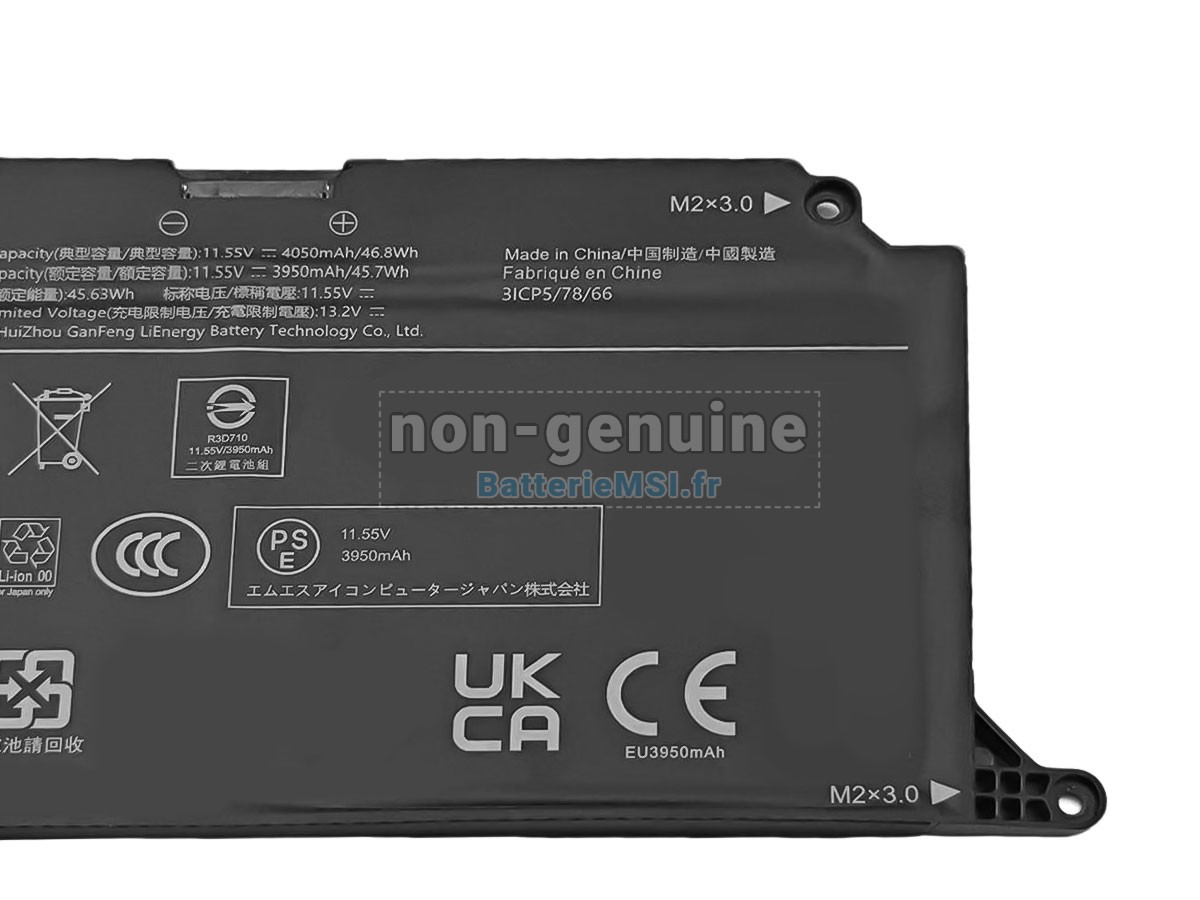 Batterie Pour MSI BTY-M4B