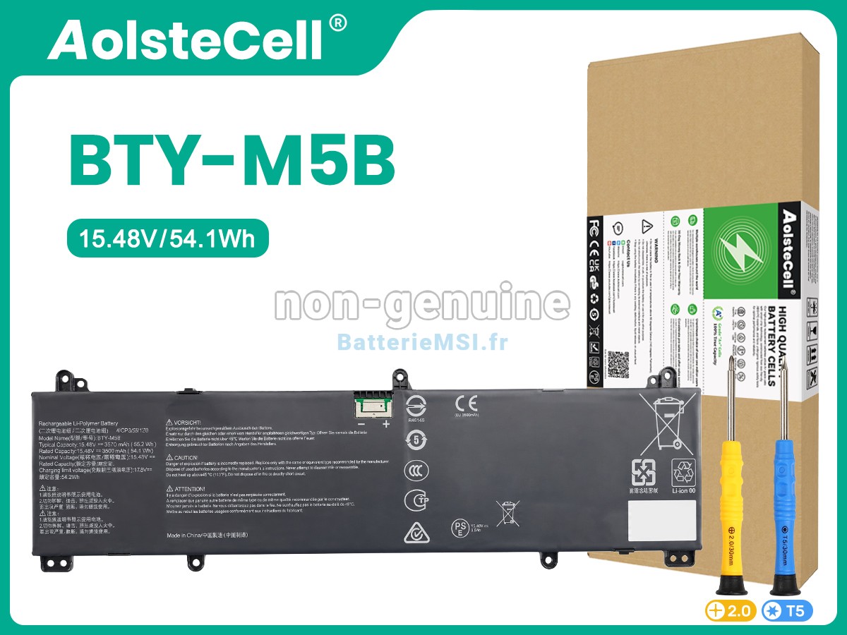 Batterie Pour MSI VENTURE 16 AI A2HMTG